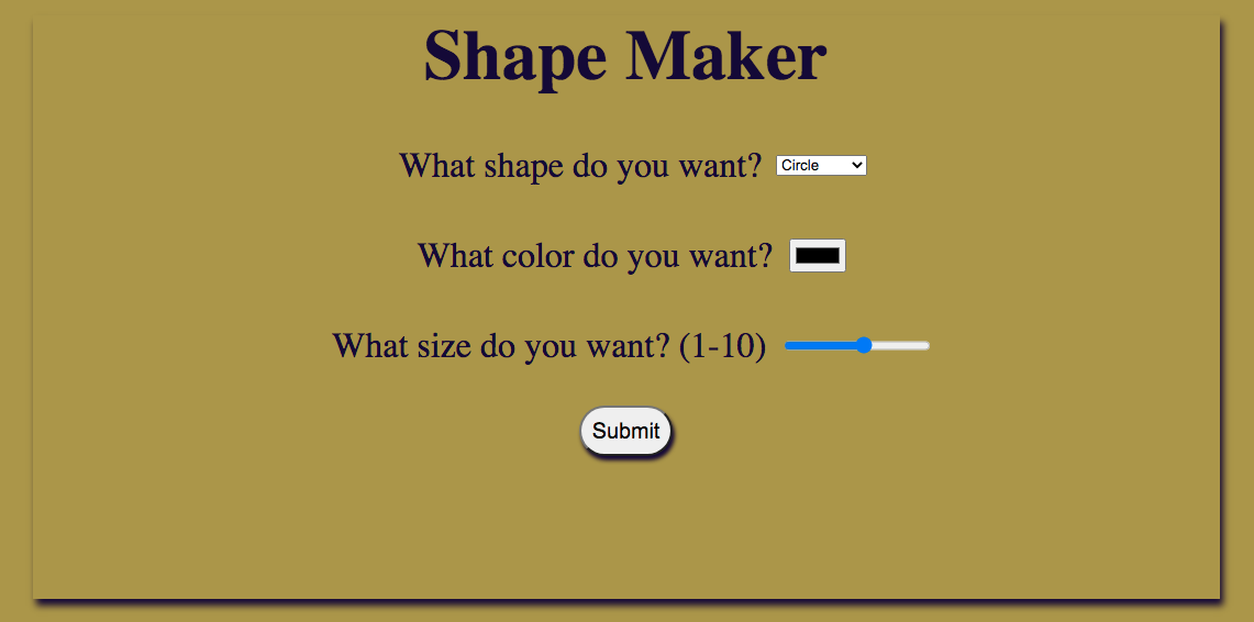 Shape Maker Photo